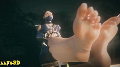 Step on me, Bitch! - A Submissive's Foot Fetish Fantasy with Kitana