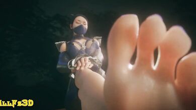 Step on me, Bitch! - A Submissive's Foot Fetish Fantasy with Kitana