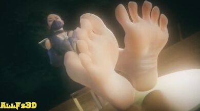 Step on me, Bitch! - A Submissive's Foot Fetish Fantasy with Kitana