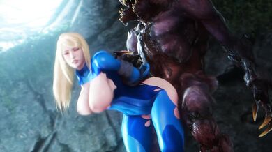 Samus Aran's Epic Intergalactic Booty Bash with Noname55
