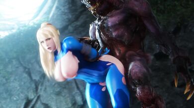Samus Aran's Epic Intergalactic Booty Bash with Noname55