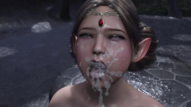 Ariel, the Seductive Elf Enslaved by the Horny Goblin Leader's Lustful Desires