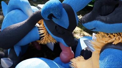 - Blowjob Bonanza with Two Lusty Lucarios!