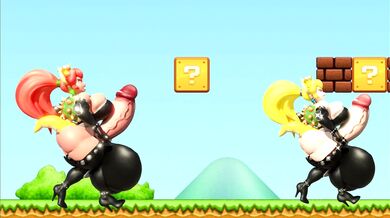 Ass-fucking Peach on the go