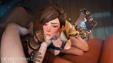 Tracer's Oral Arrest for Your Dick, Overwatch Blowjob