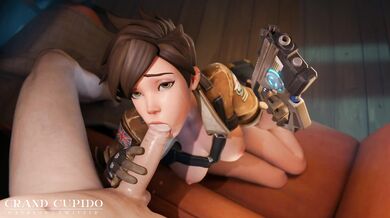 Tracer's Oral Arrest for Your Dick, Overwatch Blowjob