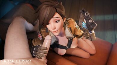 Tracer's Oral Arrest for Your Dick, Overwatch Blowjob