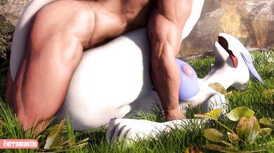 Furry Love: Lugia's Wild Romp