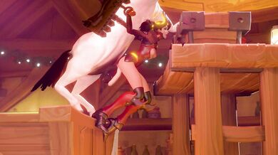 Mercy Gets Her Pussy Pounded by a Huge Stallion in the Void Court
