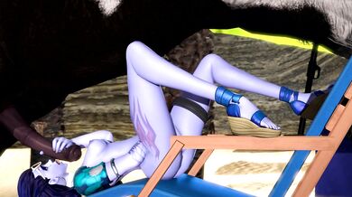 Vacation Fuckfest with Widowmaker and Blueberg