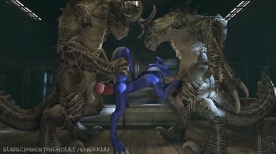 Two-fisted fury of the deep-throat assassins