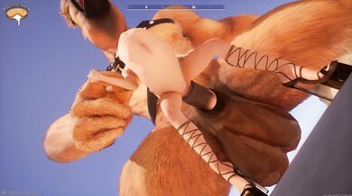 Gigantic Equestrian Penetrates a Dark Beauty!
