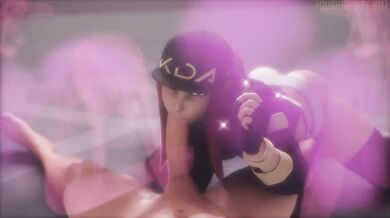 Soraka, Akali, Evelynn and Kai'Sa team up for a steamy all-girl orgy.