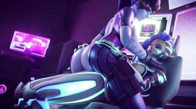 Yeero's First Anal Experience with Widowmaker and Sombra