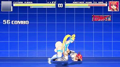 R.Mika's Futa Dominates Anonymous Opponents in a Hentai Battle Royale