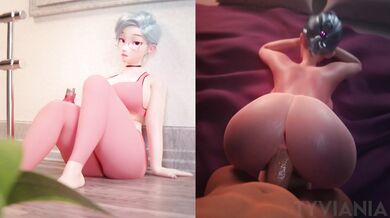 Daydreaming Elise Gets Nailed at Night by Her Stepbrother