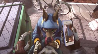 Anubis gets his dick sucked in a hot oral sex session.