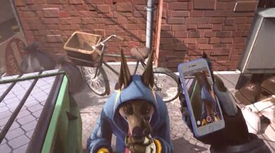 Anubis gets his dick sucked in a hot oral sex session.