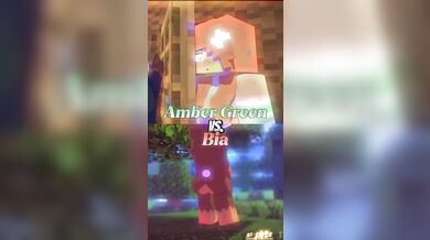 Amber and Bia's Slippery T Wet Adventure in Minecraft 18+ Land