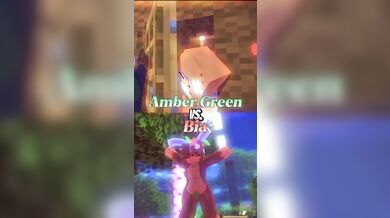 Amber and Bia's Slippery T Wet Adventure in Minecraft 18+ Land