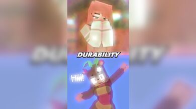 Amber and Bia's Slippery T Wet Adventure in Minecraft 18+ Land