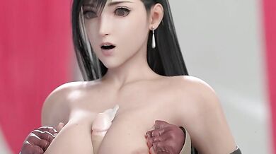 Tifa's Titty Fuck Orgy