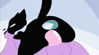 Two Slimy Slits Stretched and Filled by Fat Cocks [Double Penetration Dragonweirdo]