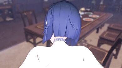 Innocent Yelan takes it hard from behind