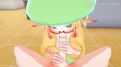 Busty Pokémon Hottie Gets Fucked Hard by her Tiny Pals