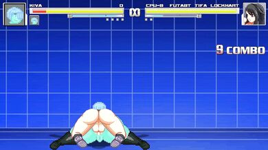 Tifa Lockhart's anal overflow (with multiple partners)