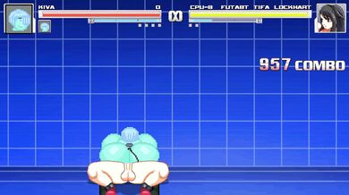 Tifa Lockhart's anal overflow (with multiple partners)