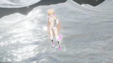 Purple Armored Angela Balzac's Hentai Moon Conquest: A 3D MMD Nude Dancing Adventure