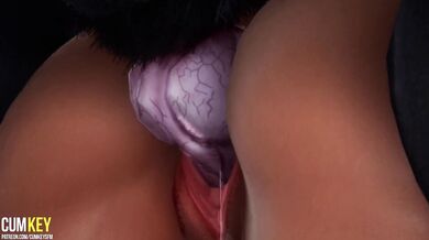 Busty Girl Gets Taken by the Werewolf