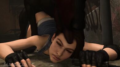 Sex with a Monster: Jill Rides Cerberus in Sinthetic