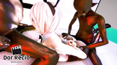 Goblin's Virgin Night with 2B