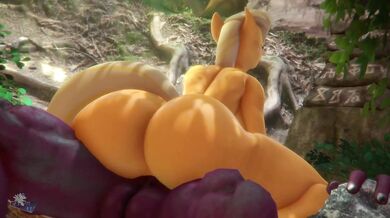 Fucking the Monster Huntress with my Hooves