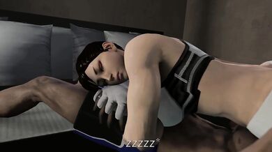 Headscissoring Chun-li's Mouthfuls [Juelz Ventura]