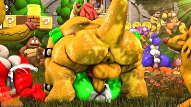 Yoshi Gets Fucked By Bowser