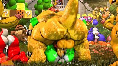 Yoshi Gets Fucked By Bowser