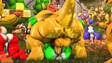 Yoshi Gets Fucked By Bowser