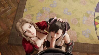 Good Times With Aeris and Tifa [Aeris and Tifa Auxtasy]