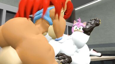 Lesbian Futanari Sally Banging her Mistress the Futa Rat Girl