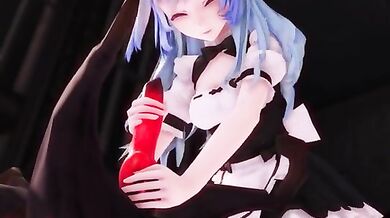 Cum-filled Insectarium: Hatsune's Tight White Silk Love Nest