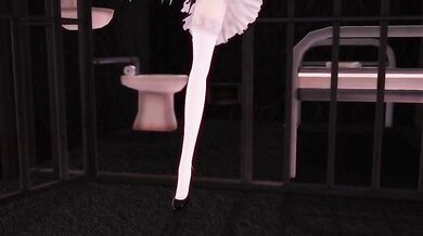 Cum-filled Insectarium: Hatsune's Tight White Silk Love Nest