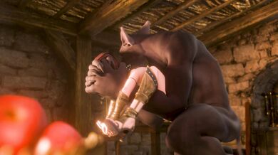 Prime-time Vixen Tangles with Lupine Lycanthrope in High-res Battle of Beastiality