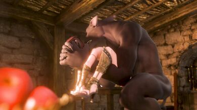 Prime-time Vixen Tangles with Lupine Lycanthrope in High-res Battle of Beastiality