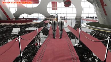 Cum Guzzler Gets Nailed by Baron von Meowzer's Huge Cock in 4K!