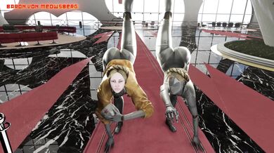 Cum Guzzler Gets Nailed by Baron von Meowzer's Huge Cock in 4K!