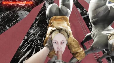 Cum Guzzler Gets Nailed by Baron von Meowzer's Huge Cock in 4K!