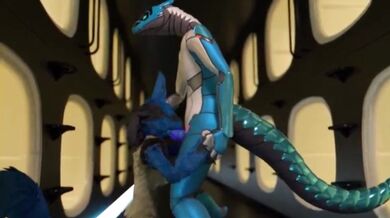 Sex-Crazed Lucario Bends His Dreamer Toy's Synth for Some Steamy, Tongue-Darting Action